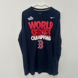 2013 Boston Red Sox World Series Long Sleeve - Medium